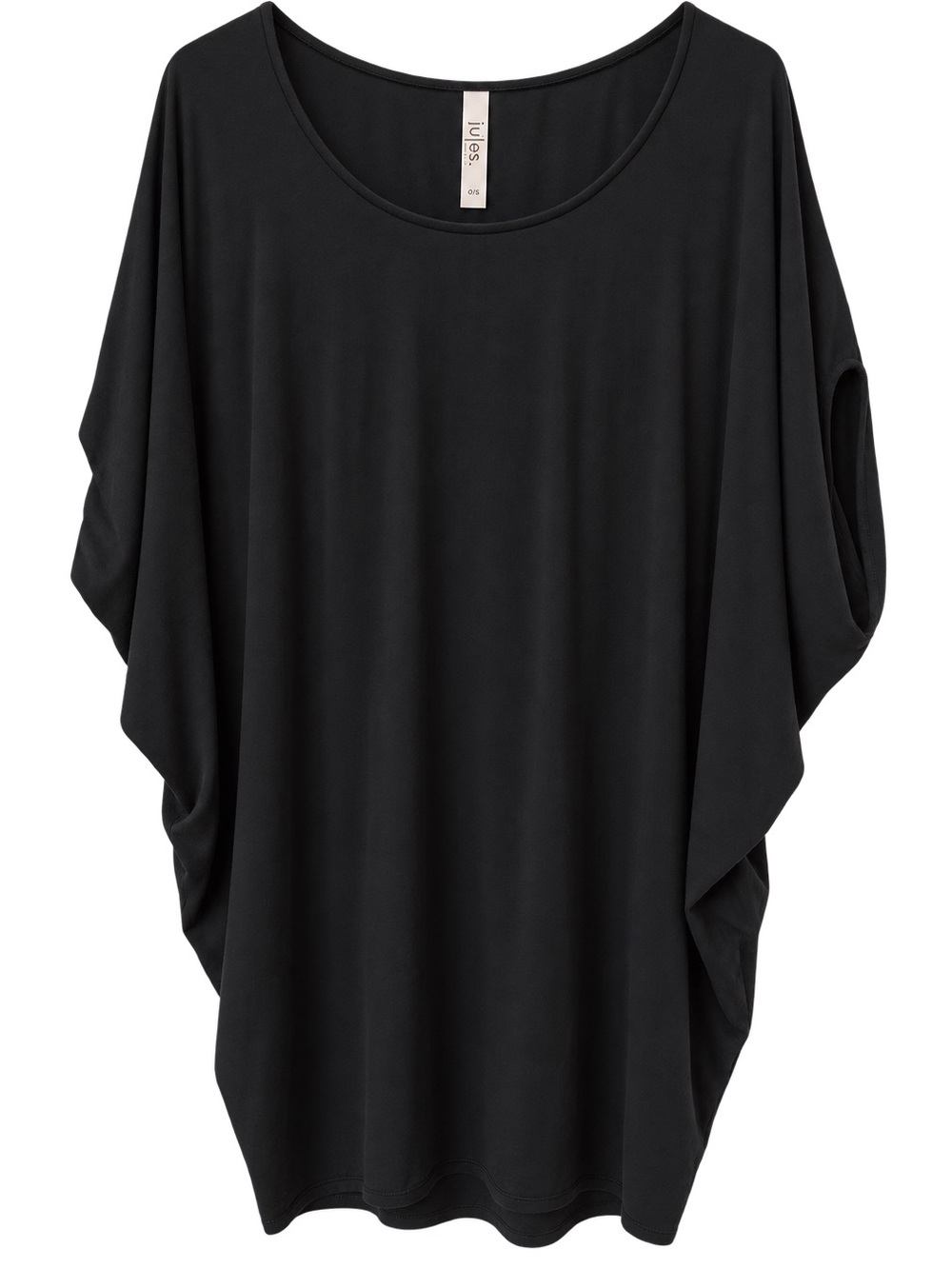 Jules Los Angeles Black Shirt Dress / Beach Cover-Up – One Size